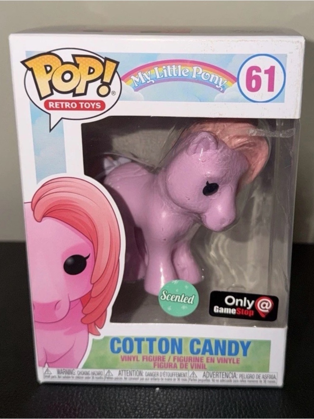 Funko Pop! Retro Toys My Little Pony Cotton Candy Pink Scented Vinyl Figure